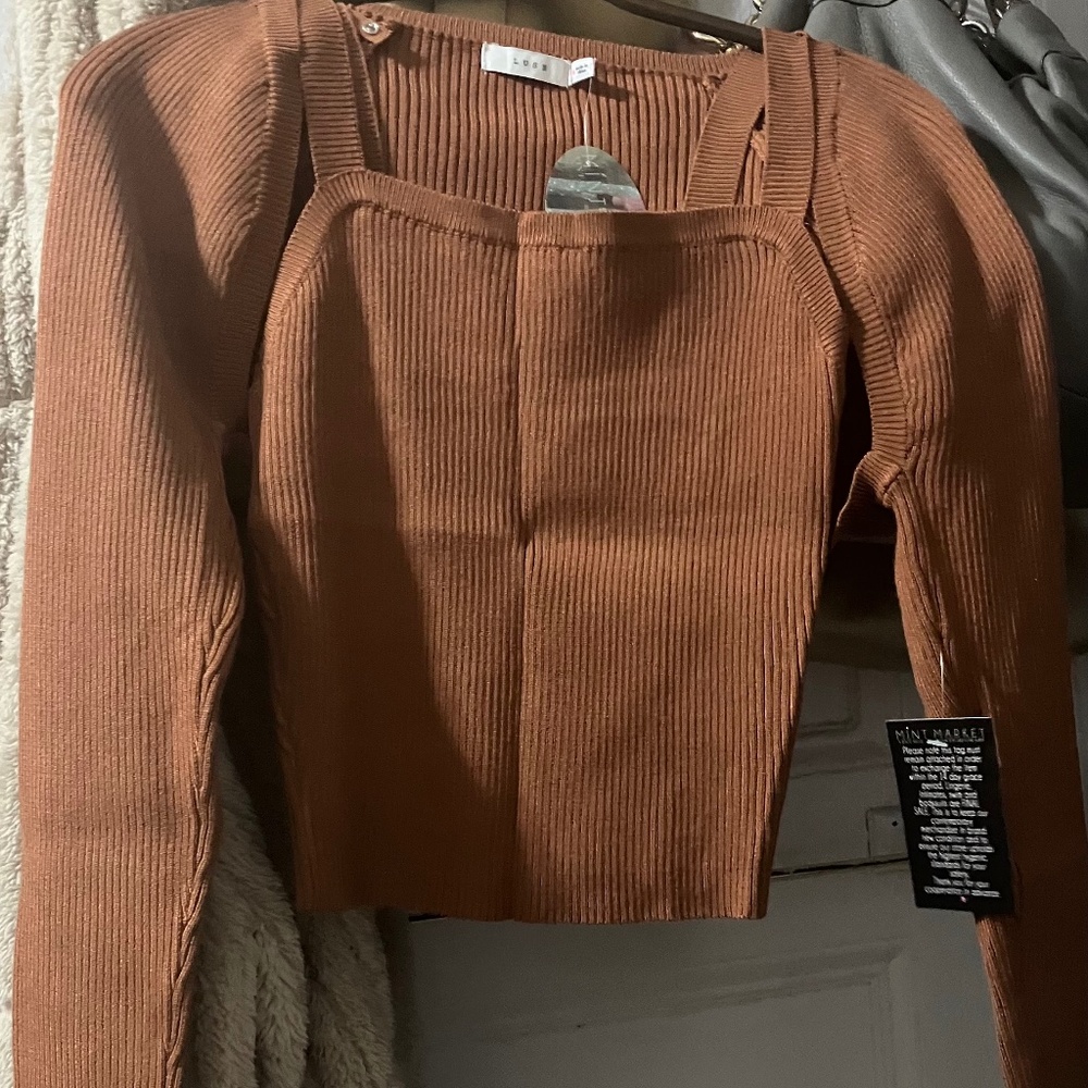 sweater tank with shaw